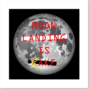 Moon Landing Cake Posters and Art